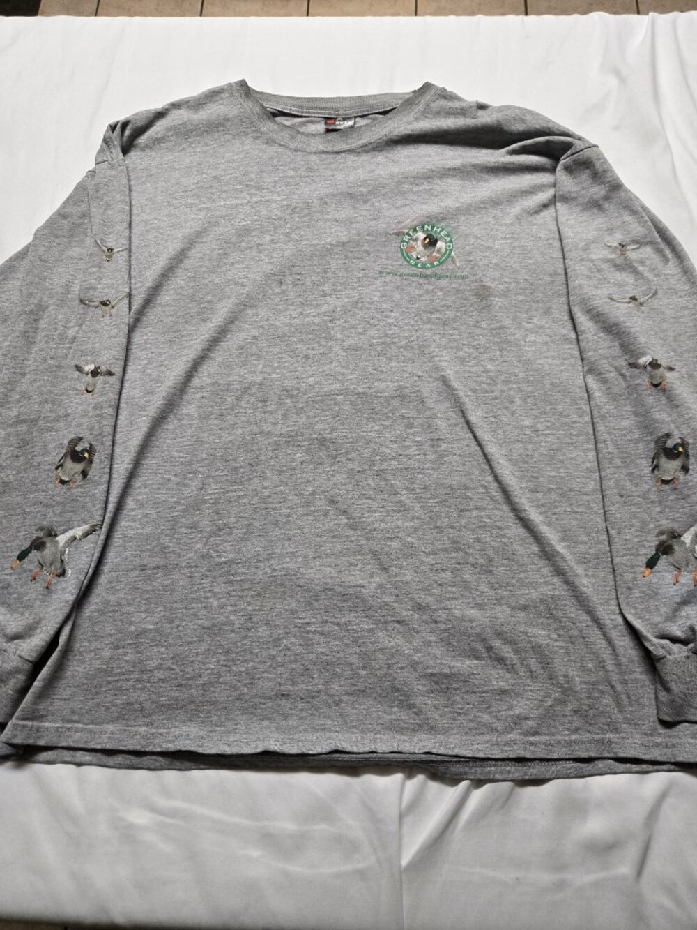 Green Head Gear Men's Gray Long Sleeve Shirt (XL)